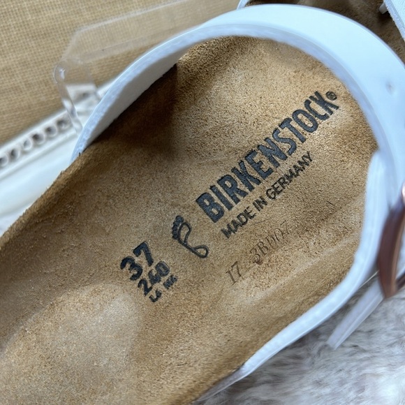 Birkenstock |  Mayari Birko-Flor, White, NIB, Size EU 37, US 6-6.5 - Picture 7 of 16